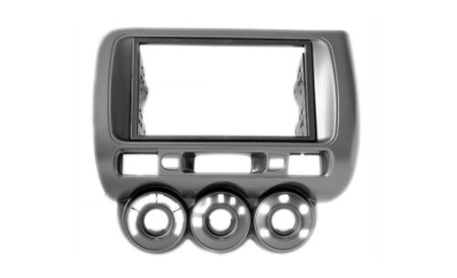 CARAV 11-464 Car Stereo Radio Bezel for Honda Fit Jazz Double Din Manual Climate. - Picture 1 of 1