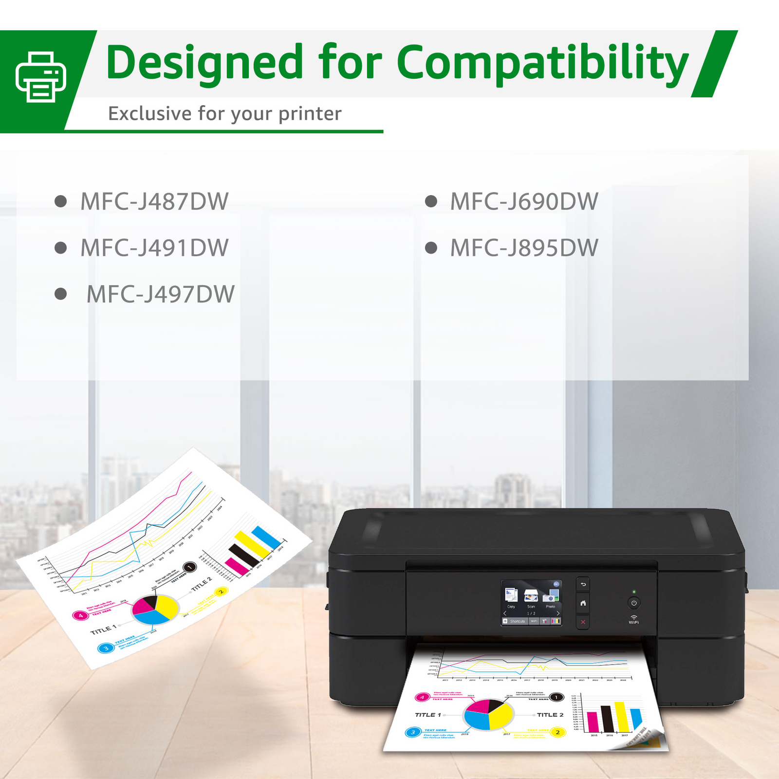 Brother High Yield Color Printer Ink Cartridges Lc3013