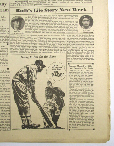 Jackie Robinson The Sporting News Apr. 16, 1947 1st Week with the MLB Dodgers - Picture 11 of 16