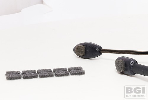 10X Microphone Sticky Sponge Windscreen For HME Drive Thru Intercom Headsets - Picture 11 of 12