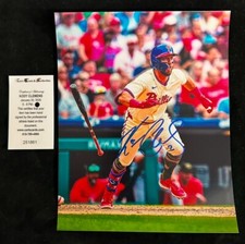 Kody Clemens Signed Autographed 8 x 10 Baseball Photo Philadelphia Phillies COA