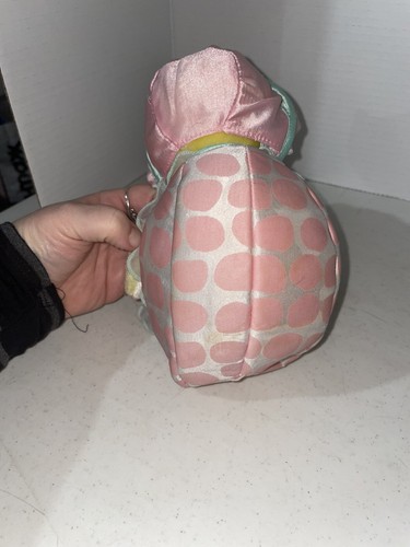 Vintage 1988 Yellow Mattel Turtle Tots Plush 8” TUTU w/Shell Backpack - Picture 5 of 5