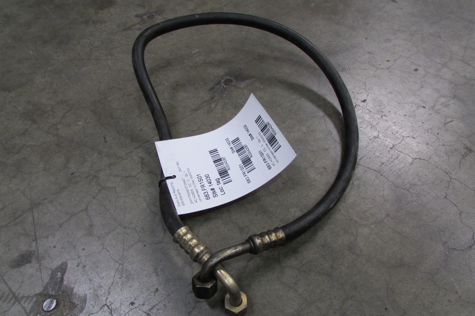Ferrari 360 Condenser to Filter A/C Line, A/C Hose, P/N 65830700 