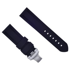 22mm Rubber Watch Strap Band For Luminox Sentry A0201 Bo Blackout 0200 Black For Sale Online Ebay
