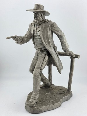 Franklin Mint Western Heritage Museum Fine Pewter The Gunfighter