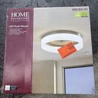 Home Decorators 13.75" 21W LED Ceiling Flush Mount Light Brushed Nickel Fixture