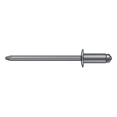 POP AVDEL AD812ABS203 Blind Rivet,1/4 Dia,0.975 L,PK100 3ZKD7
