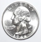 1946 Washington Quarter CHOICE BRILLIANT UNCIRCULATED (O283)