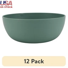 Durable BPA Free Plastic Bowls Dishwasher Microwave Safe Indoor Outdoor Use