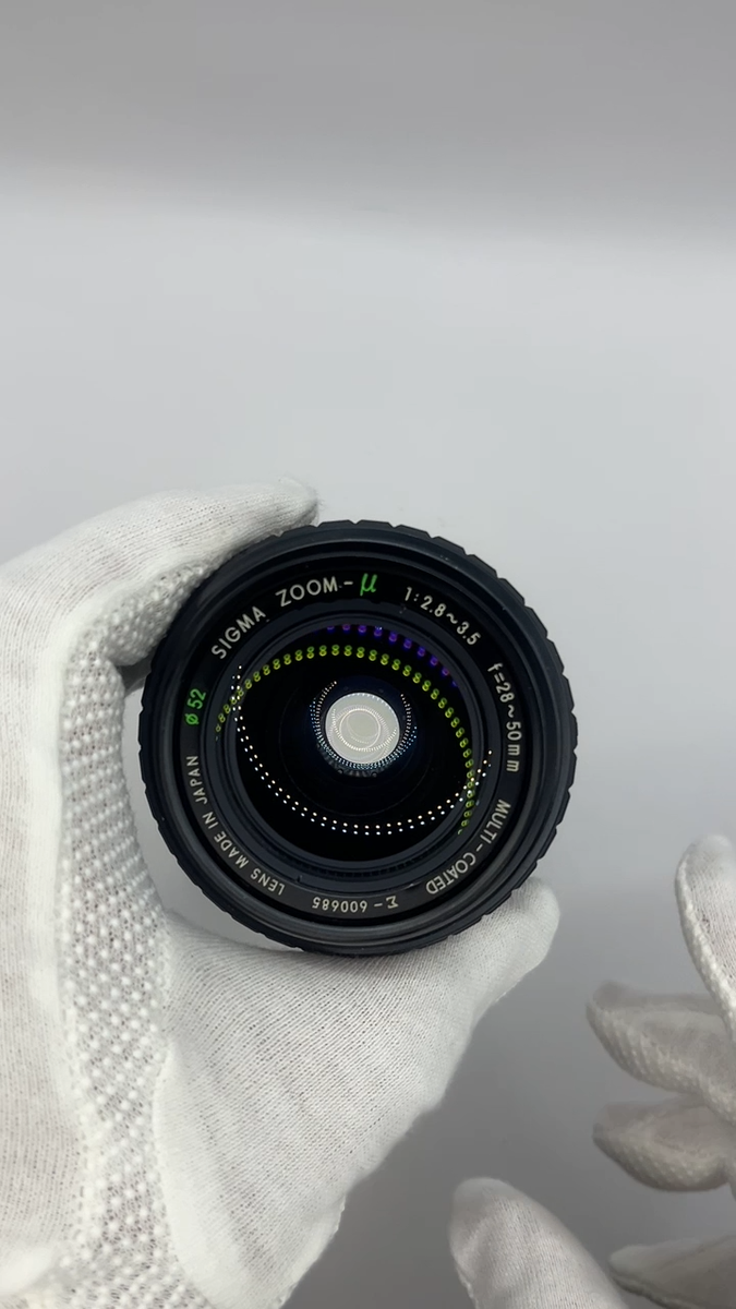 EXC3+】Sigma ZOOM-μ 28-50mm f2.8-3.5 MULTI-COATED for CANON FD