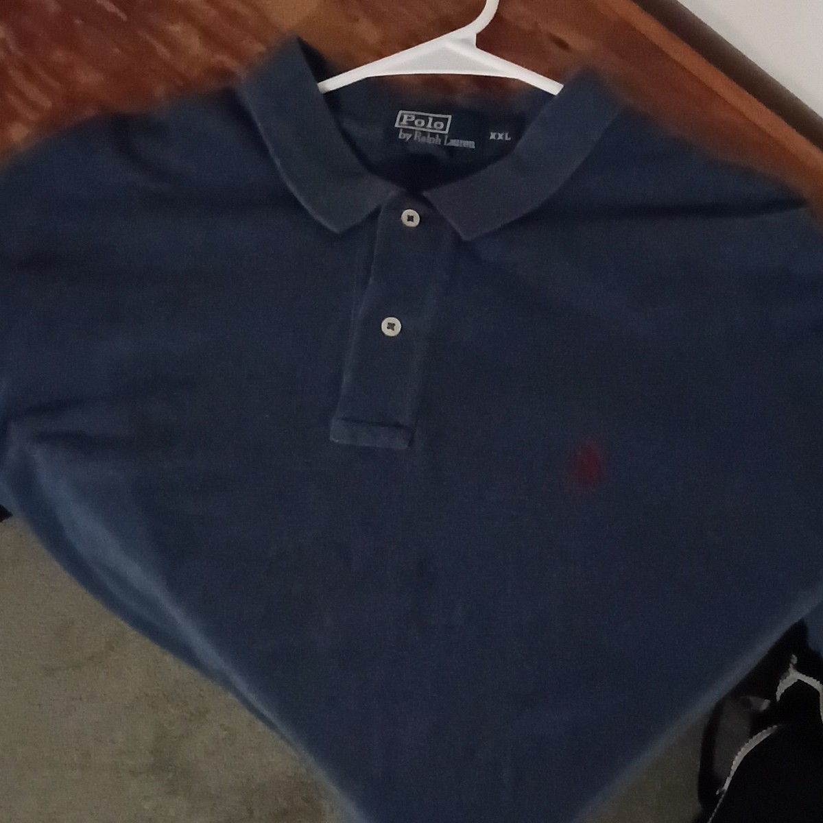 Polo Ralph Lauren Navy Blue XXL Men's Short Sleeve Collared Polo