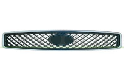 Grille de radiateur pour Ford Fusion 2003-2005 noire et chromée