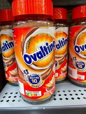 4 Pack Ovaltine Chocolate Malt Drink Mix Size 14.1 oz Glass Jar Instant Beverage