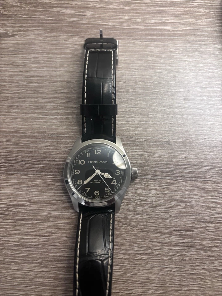 Hamilton Khaki Field Men's Black Watch - H70405730 - Image 3 of 4