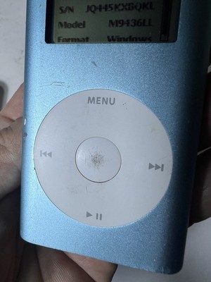 Apple iPod Mini 1st Generation Blue Model A1051 4GB - M9436LL/A