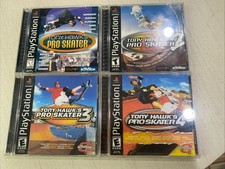Tony Hawks Pro Skater 1 2 3 & 4 (Sony PlayStation 1 PS1) Cleaned Tested Hawk’s