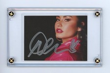 Demi Lovato Autographed Trading Card Sized Signed Cut ACOA