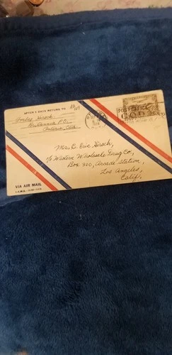 1928 Airmail First Day Cover Canada Letter Stamps Envelope Idab125.