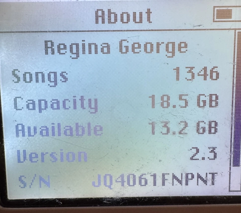 iPod 3rd Gen (20 GB) A1040 Fast Ship White Very Good Used 1346 Songs Alternative - Image 2 of 4