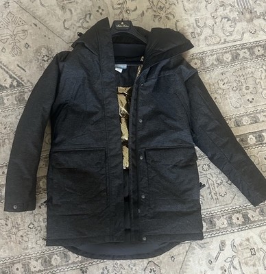 NEW COLUMBIA WOMEN'S MOUNT SI DOWN WATER PROOF BLACK HOODED PARKA SIZE S
