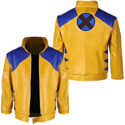 Marvel Rivals Wolverine Gelber Mantel Cosplay Kostüm Herren Karneval Party Anzug
