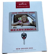 Hallmark Keepsake New Driver 2022 Wcar Key Attachment Photo Holder Ornament