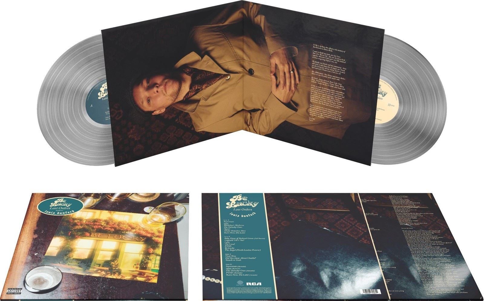 Louis Dunford - Be Lucky: Last Orders Deluxe Edition (RCA) 2LP Vinyl 12"" Album