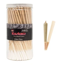 Pre Rolled Cones Ultra thin 1 1/4 Size 200 Ct Rolling Paper Cones - Kashmir