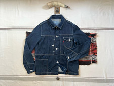 Levi's Engineer Chore Jacket M Rare 2011 Raw Indigo Mechanic LNWOT Denim Worker