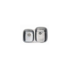 Signature Hardware Calverton 32 x 18-1/2 in. Double Bowl Undermount Kitchen Sink