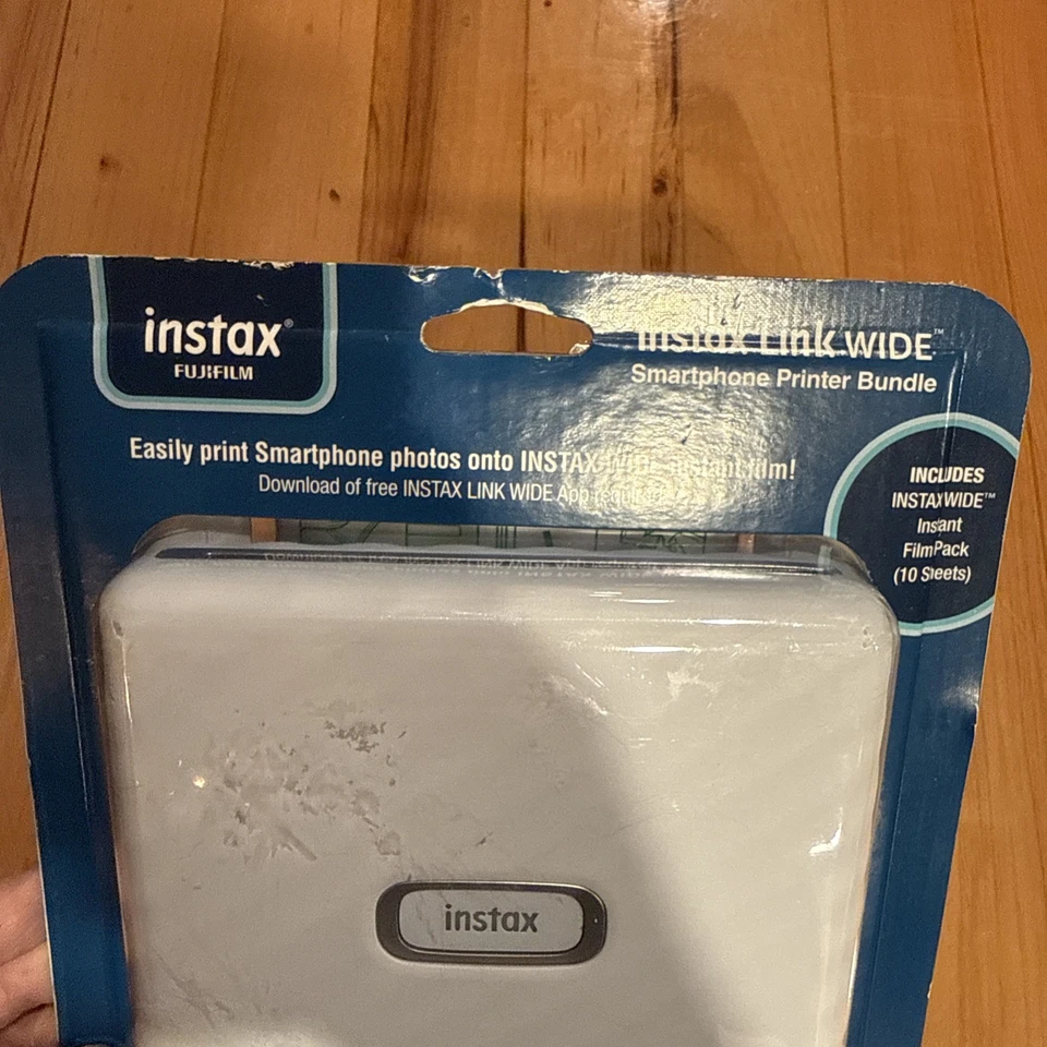 Fujifilm Instax Link Wide Smartphone Printer Bundle w/Film Pack (10 Sheets) NEW! - Image 2 of 4