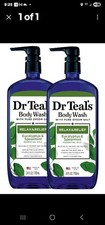 2 PACK Dr Teal's Body Wash Relax and Relief with Eucalyptus Spearmint, 24 fl oz