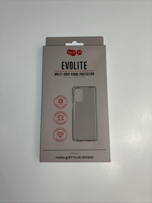 Tech 21 Evolite Moto g Stylus 2022 Multi drop Phone Protection Case Black