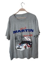 Vintage 1996 Nutmeg Mark Martin Nascar T-Shirt, Mens XL L