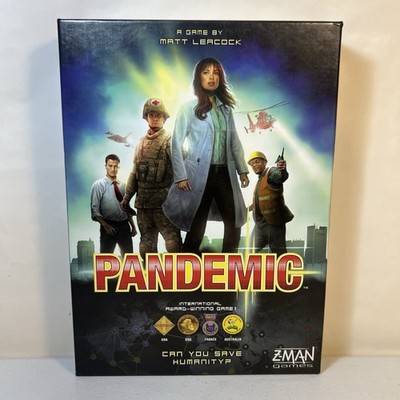 Z-Man Games PANDEMIC Board Game - 2012 COMPLETE Unplayed Table Top  Award Winner