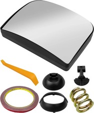 Heated Mirror Glass Lower Exterior Side Replace TL28717A, Wide Angle Convex Mirr