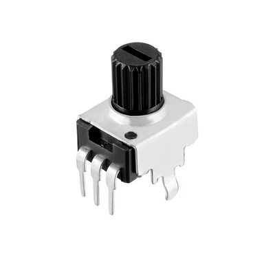 5xKohleschicht Kegel Potentiometer 500K Ohm  Varistor Single Kreis 3 Anschlüsse - Bild 1 von 4