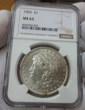 1903P Morgan Dollar NGC MS63
