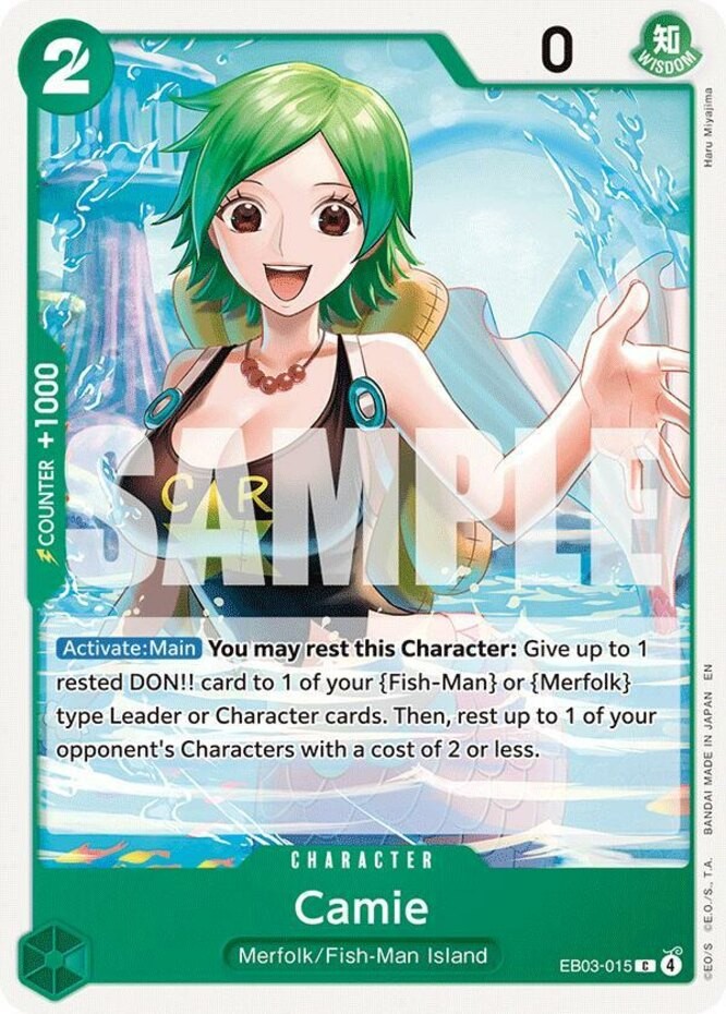 Camie - EB03-015 - C NM EB-03 One Piece Heroine's Edition Extra Booster