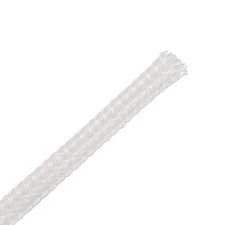 PET Expandable Cord Protector, 6.5Ft-4mm Wire Loom Cable Sleeve Clear