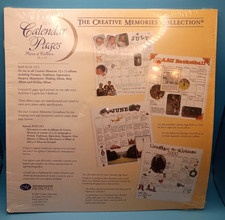 NEW Creative Memories 12 x 12 Calendar Scrapbook Pages 6/12 RCM-12CL