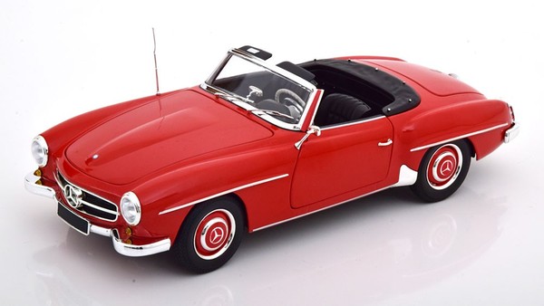 1:18 Minichamps Mercedes 190 SL W121 Roadster 1955 Red-image