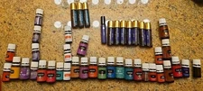 Young Living Essential Oils Lot of 44 Unwashed 5 ML 15ML And Roll On Bottles