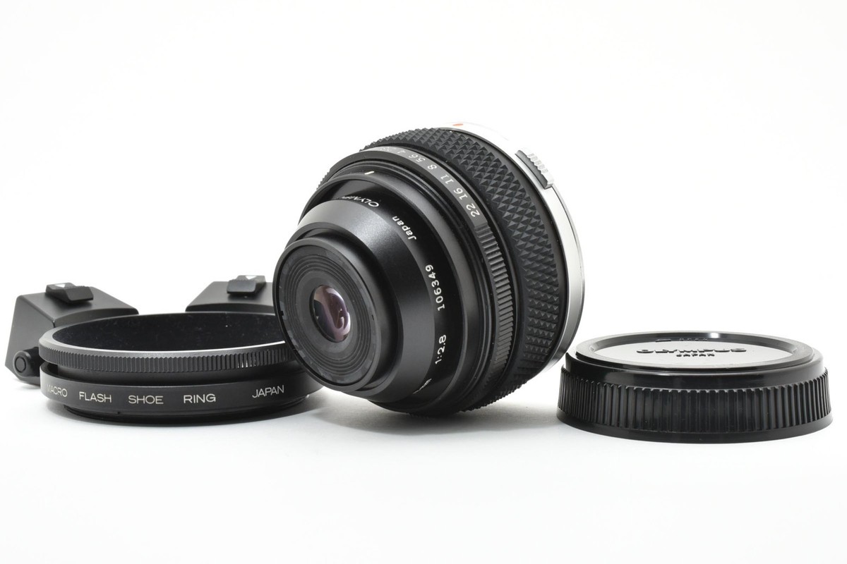 Excellent] Olympus OM Zuiko Auto-Macro 38mm f/2.8 w/ Shoe Ring
