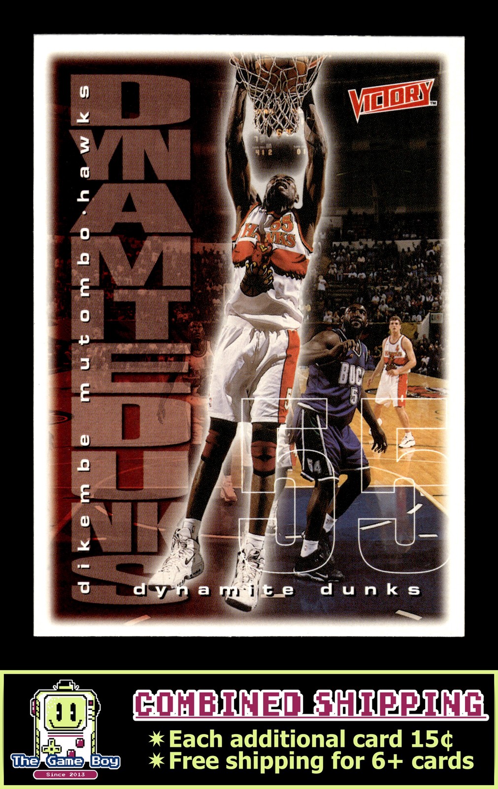 1999-00 Upper Deck Victory #302 Dikembe Mutombo Atlanta Hawks