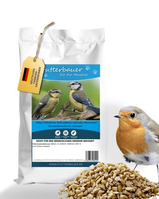 Futterbauer 10 kg Erdnusskerne gehackt weiß blanchiert ohne Haut Erdnüsse Erdnus