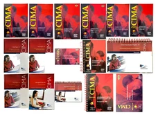 CIMA 10x Textbooks + 6x Revision Flash Cards Bundle