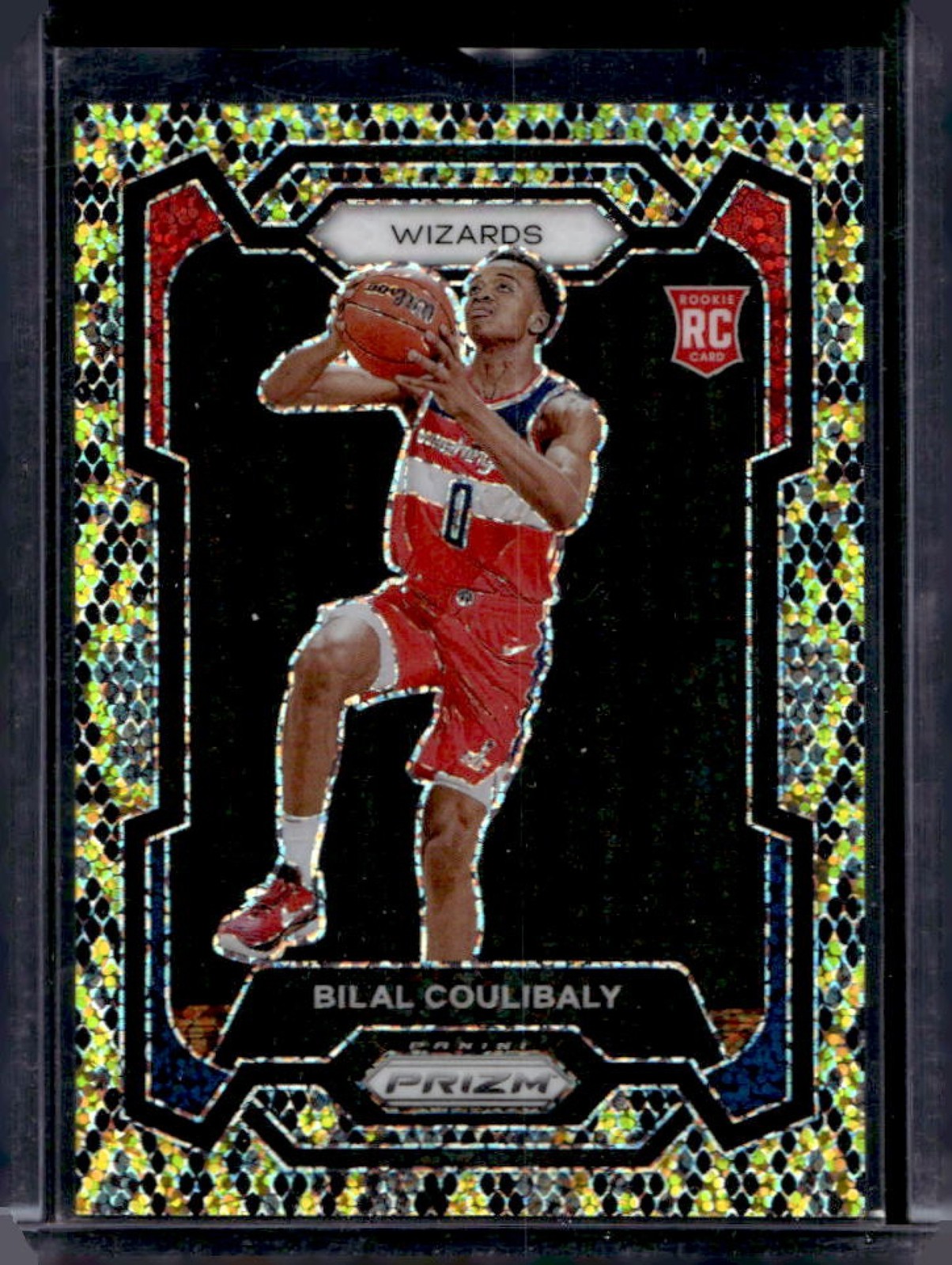 2023-24 Prizm Bilal Coulibaly RC King Snake SSP Rookie #153 Wizards