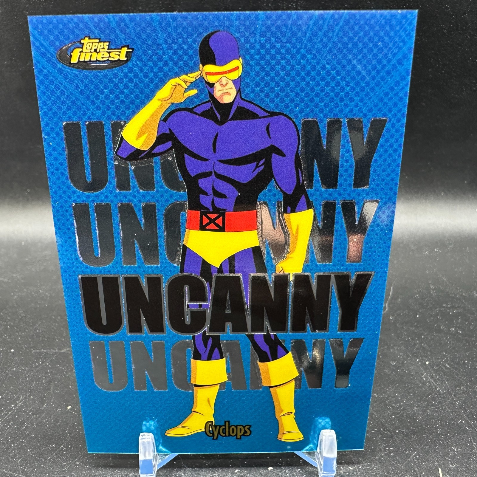 Cyclops Uncanny 2025 Topps Finest Marvel X-Men '97 Short Print #95