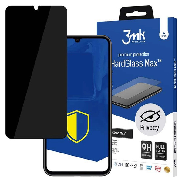 3Mk Hardglass MAX Privacy FÜR Samsung Galaxy A34 5G, Schutz AUS GehÄRtetem Glas-image